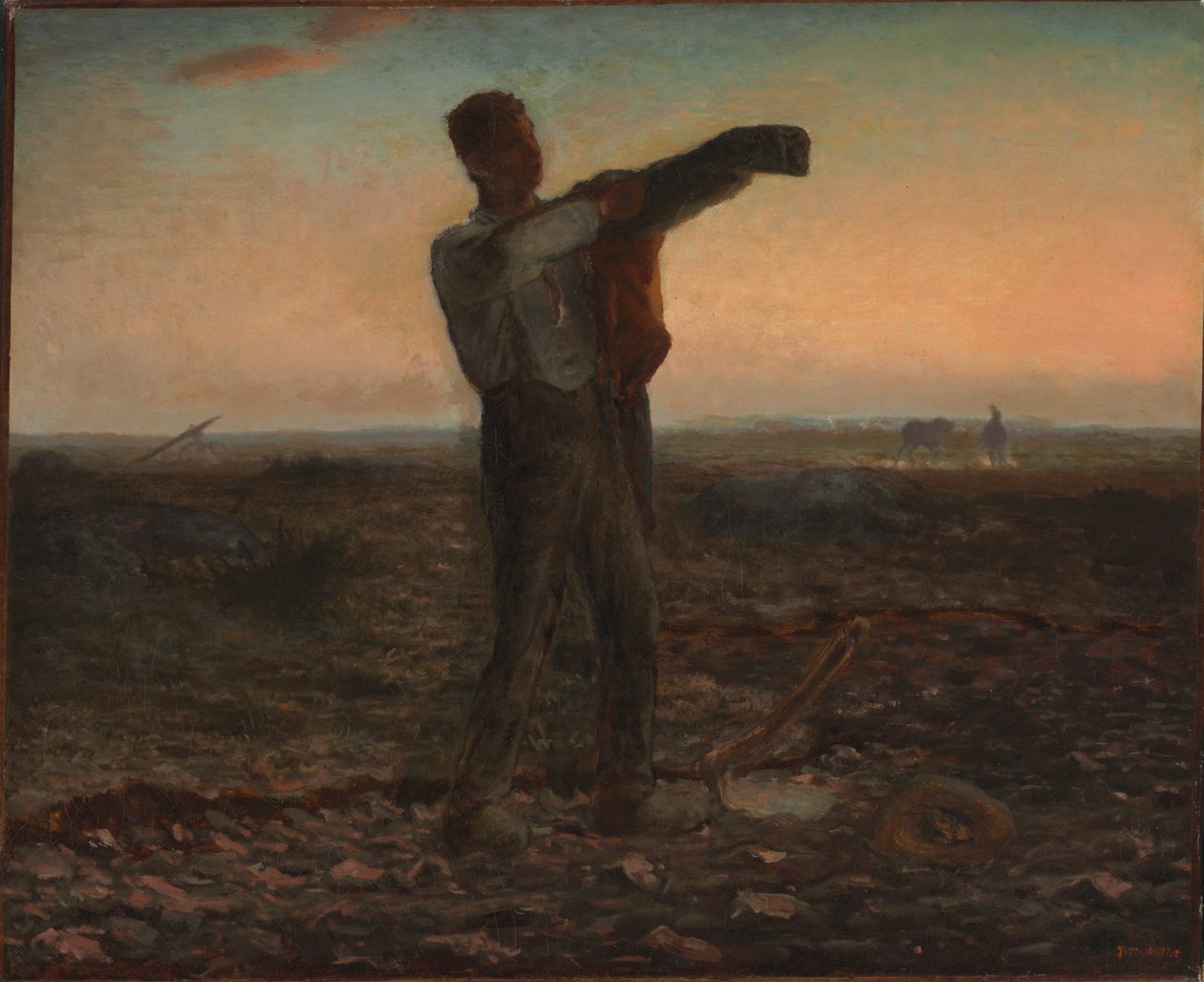 Günün Sonu, Akşamın Etkisi by Jean Francois Millet
