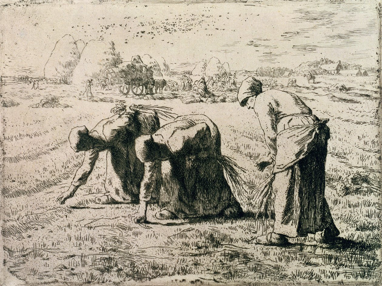 Toplayıcılar, 1855 by Jean Francois Millet