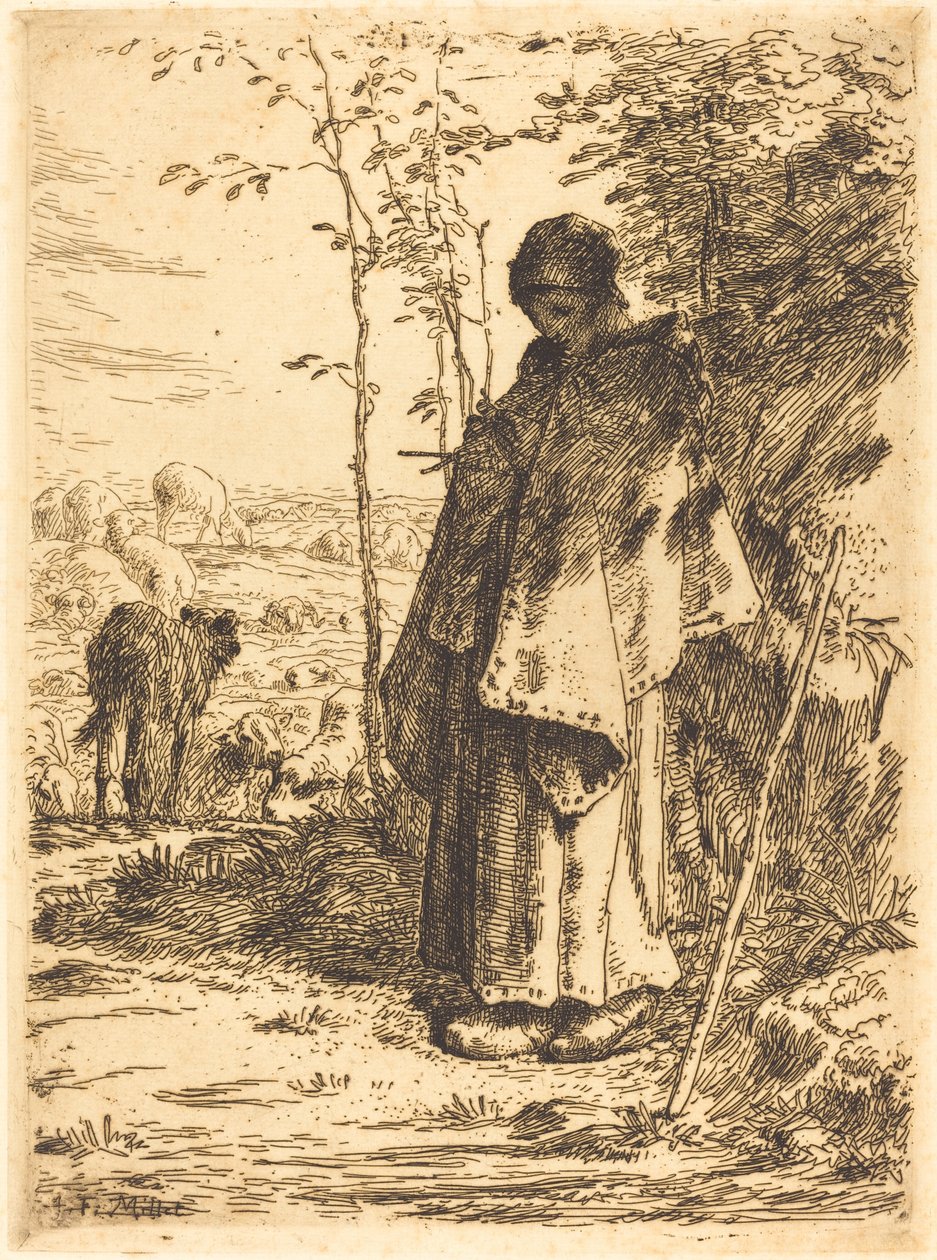 Büyük Çoban (La grande bergere) by Jean Francois Millet
