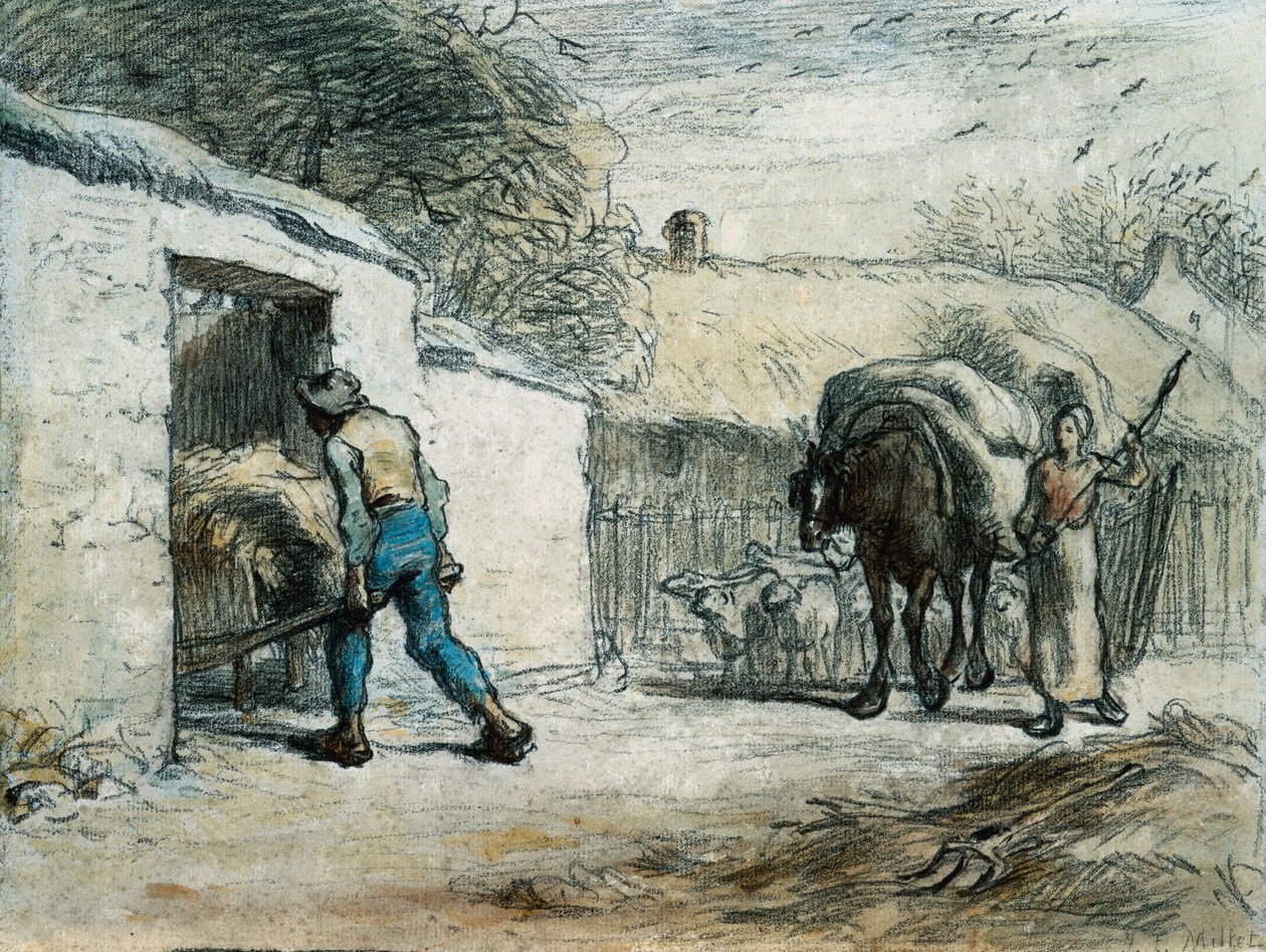 Tarladan Dönüş by Jean Francois Millet