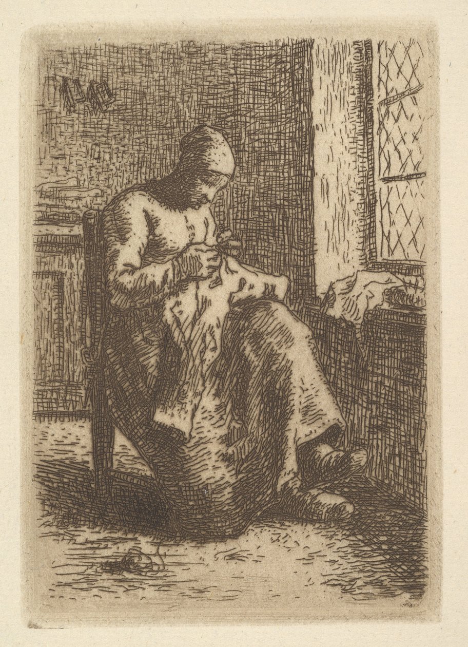 Kanalizasyon, 1855. by Jean Francois Millet