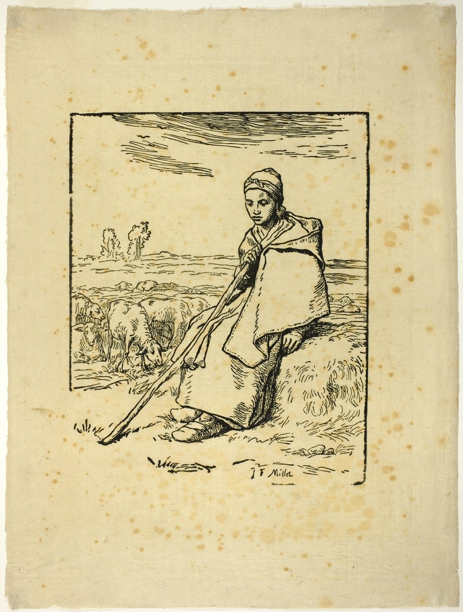 Çoban by Jean Francois Millet