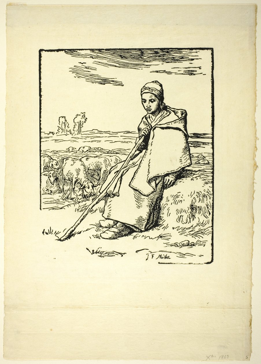 Çoban by Jean Francois Millet