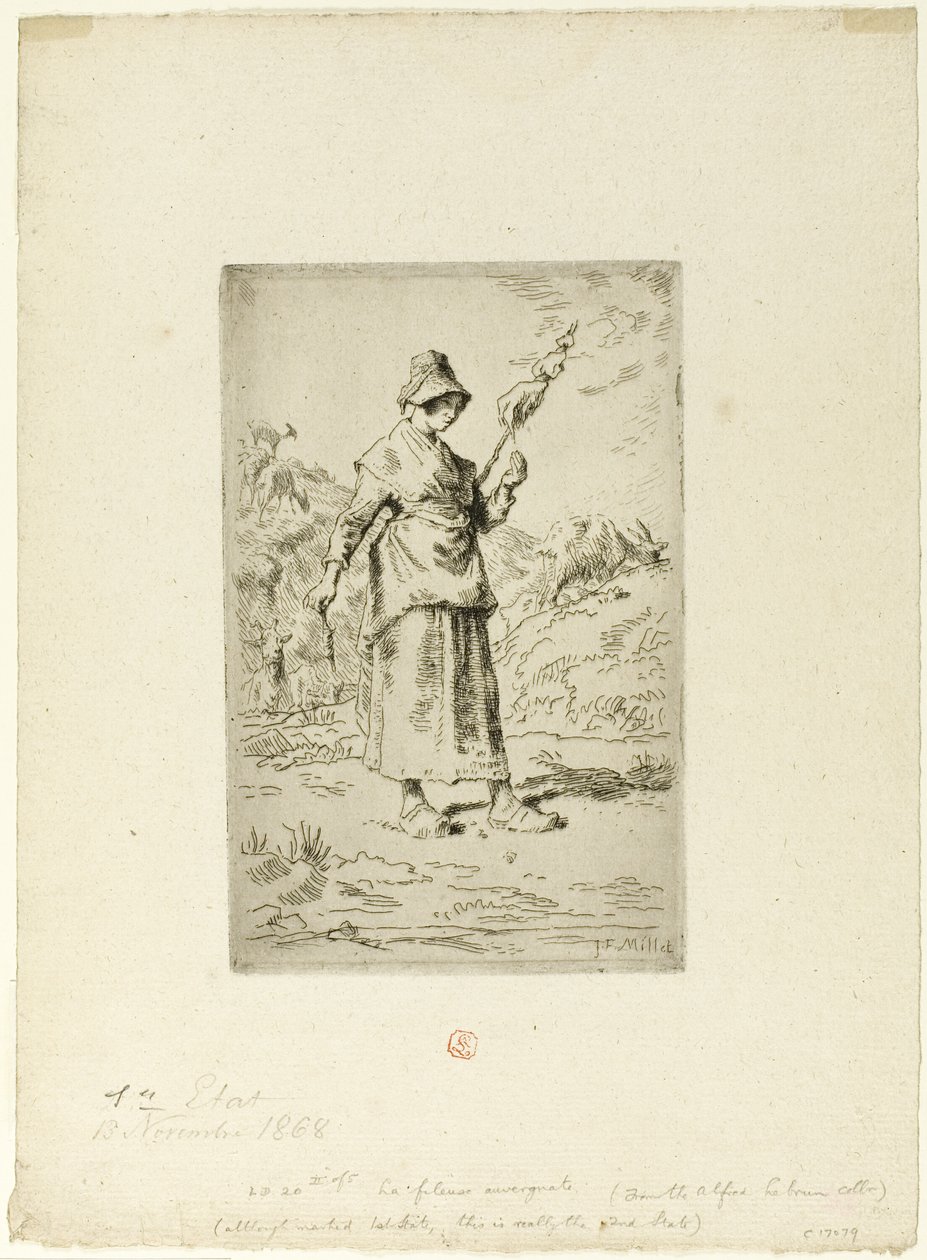 Spinner by Jean-Francois Millet