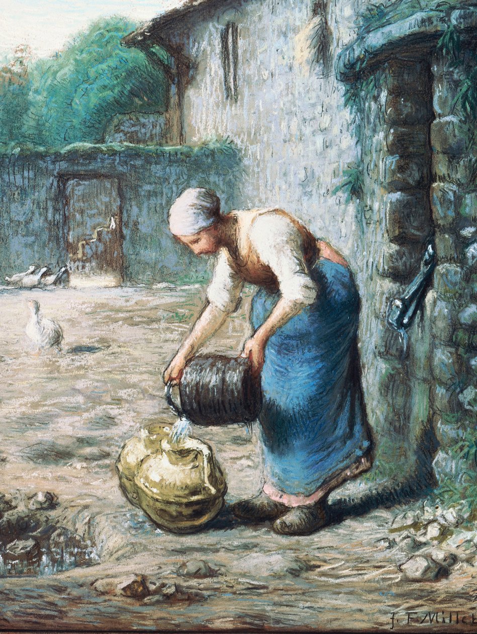 Kuyudaki Kadın, 1866 dolayları by Jean Francois Millet