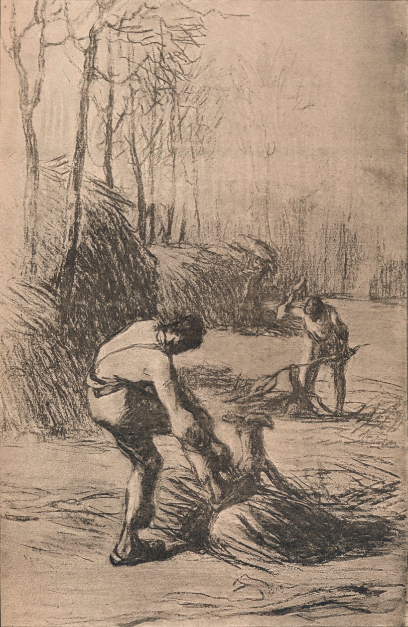 Oduncular, c1853 by Jean Francois Millet