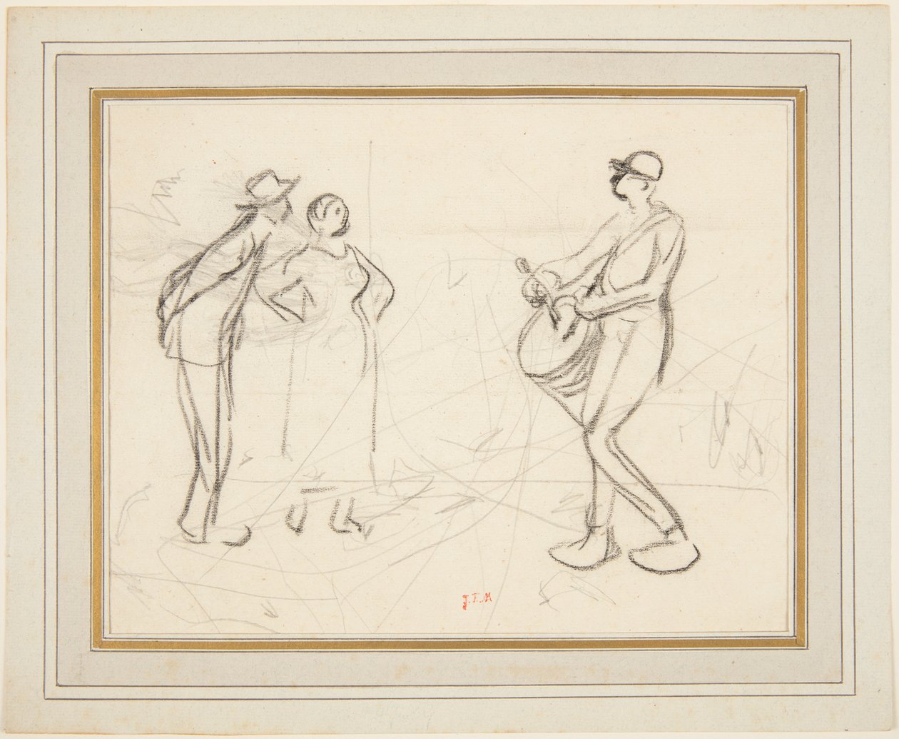 üç rakam by Jean Francois Millet