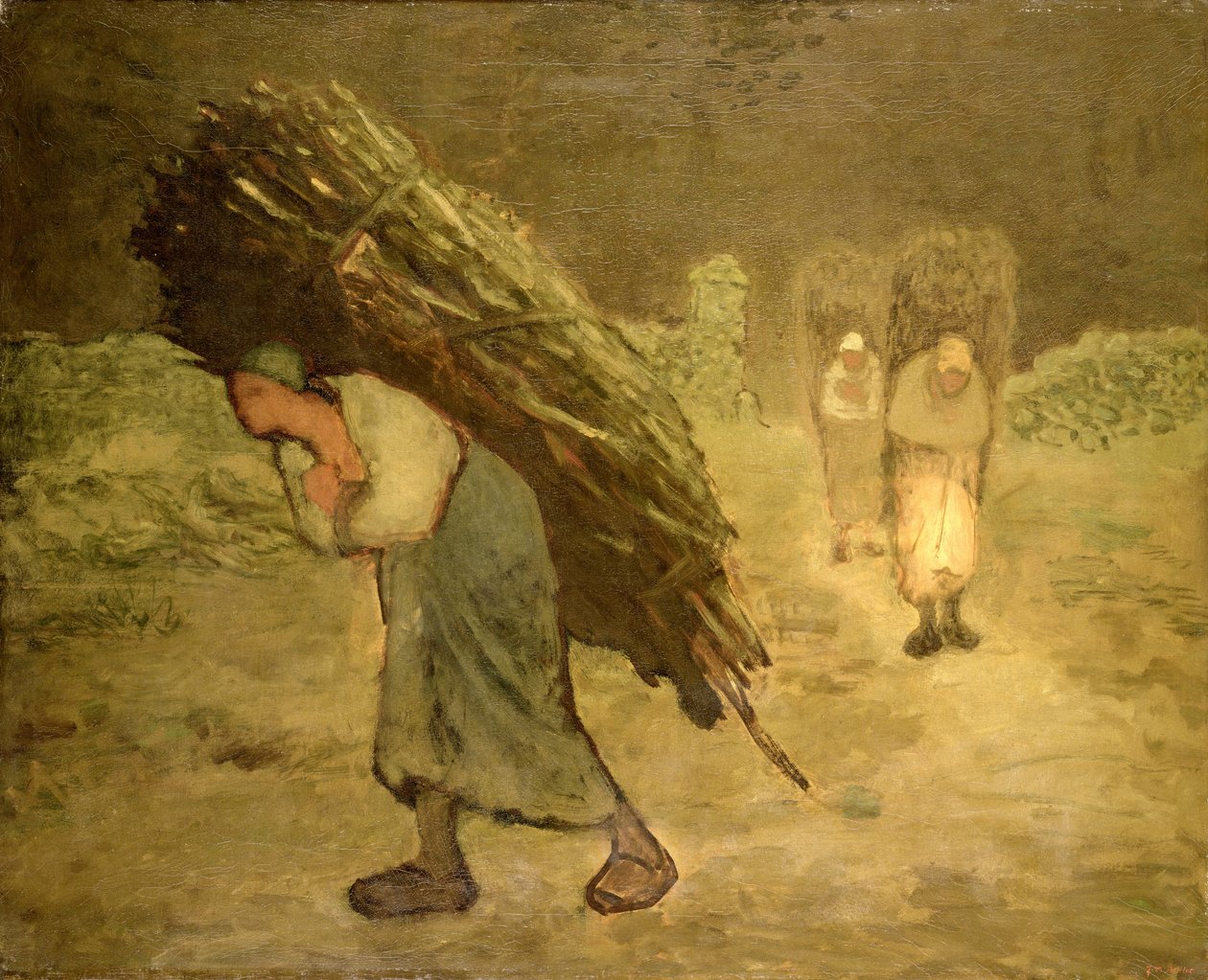 Kış: İbne Toplayıcılar by Jean-Francois Millet