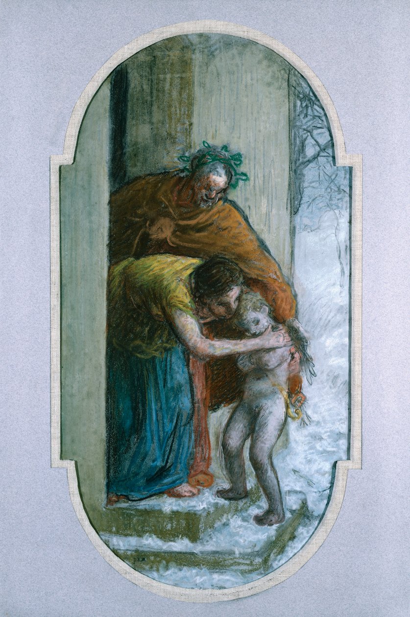 Kış, yaklaşık 1864 by Jean Francois Millet