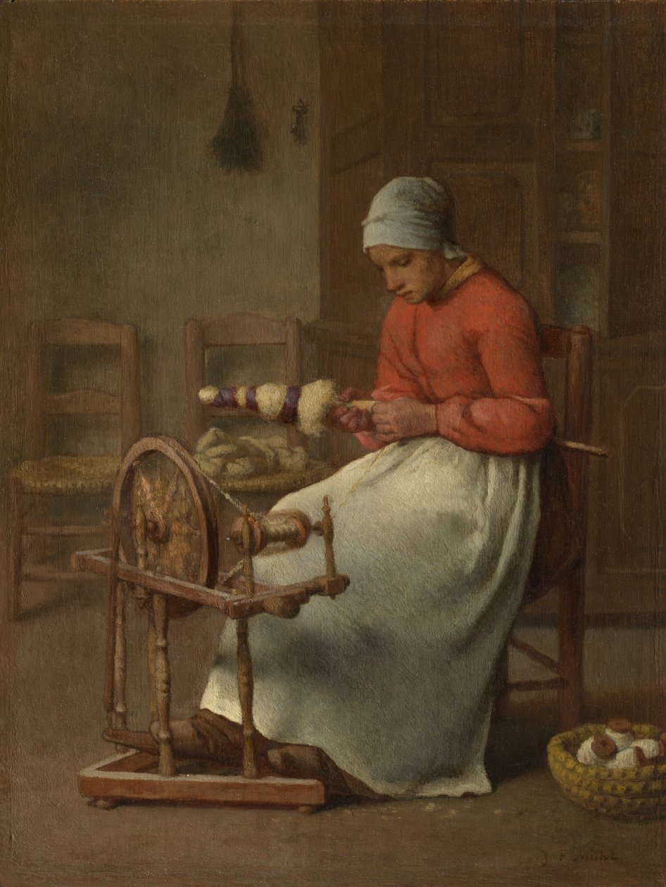 Dönen Kadın, c.1855-60 by Jean Francois Millet