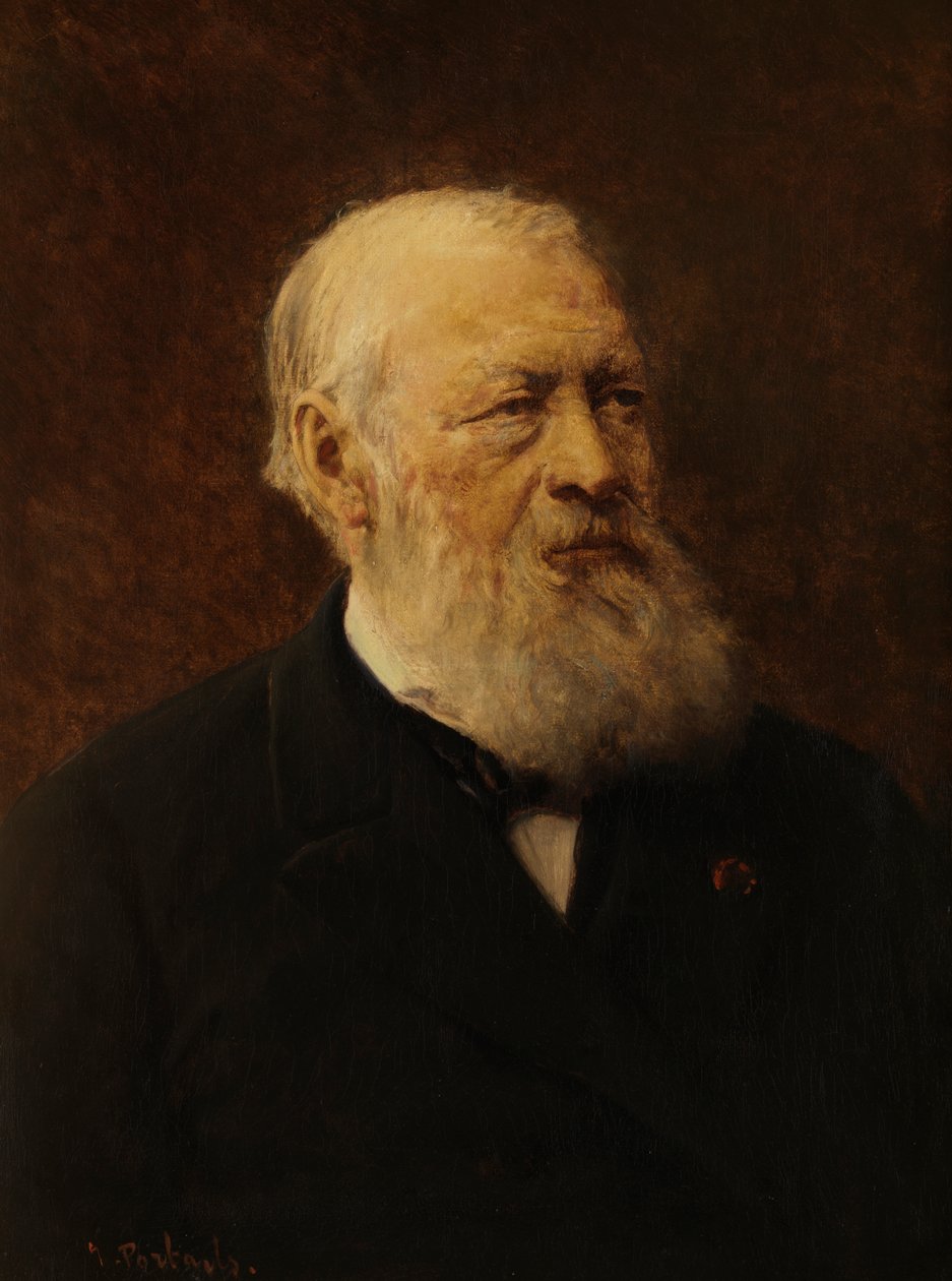 Hendrik Vicdan (tuval üzerine yağlıboya) by Jean Francois Portaels