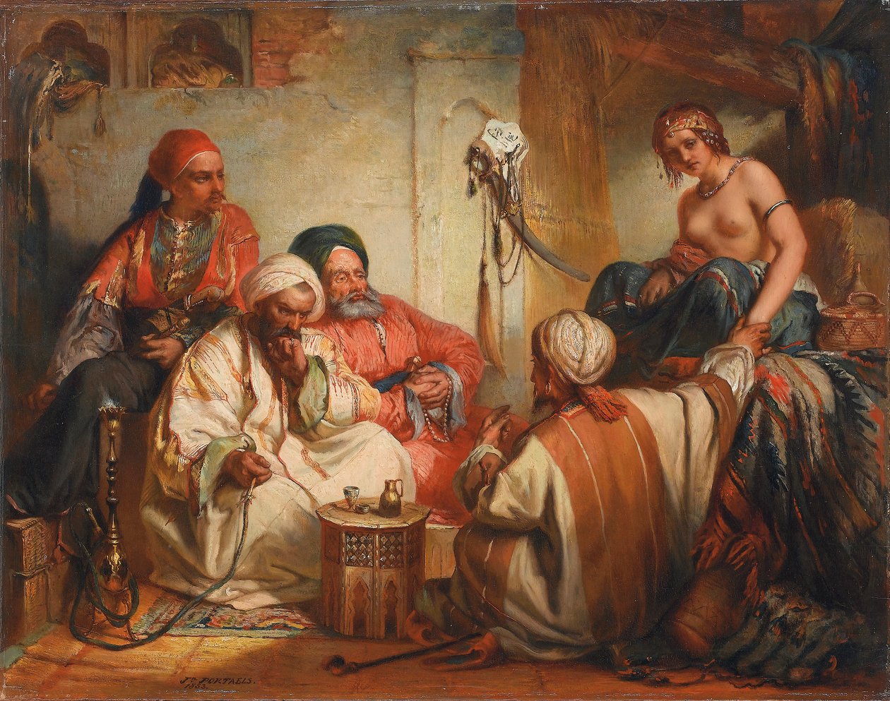 Köle Pazarı, 1853 by Jean Francois Portaels