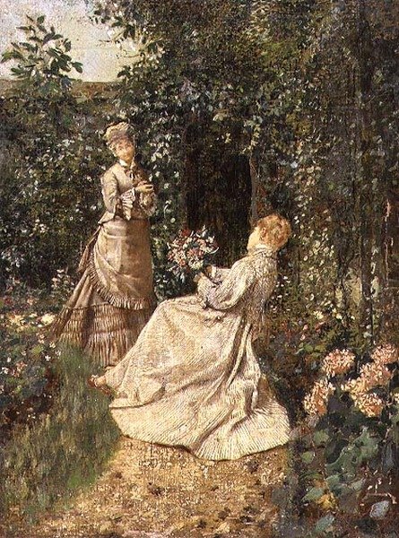 Bahçede by Jean Francois Raffaelli