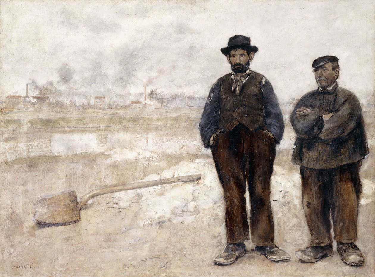 İki İşçi, by Jean Francois Raffaelli