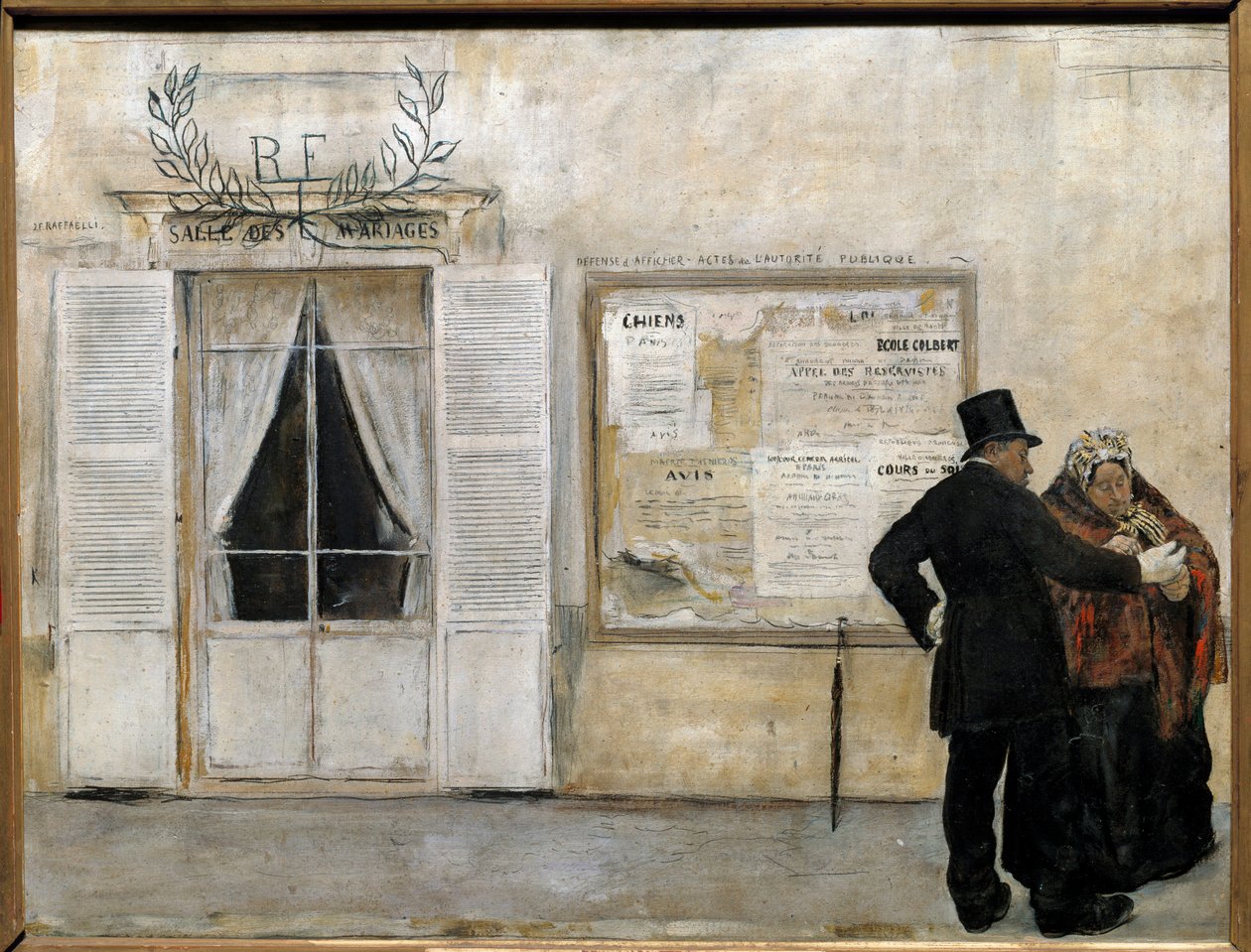 Düğünü bekleyen davetiyeler Jean francois Raffaelli (1850-1924), 1884