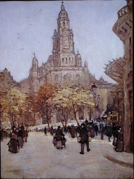 Paris manzarası, 1885 dolayları (tuval üzerine yağlı boya) by Jean Francois Raffaelli