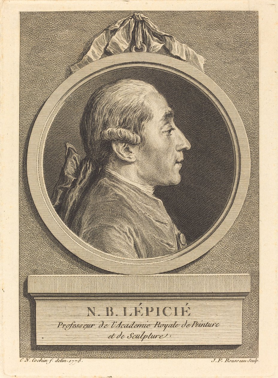 not Lepicie by Jean Francois Rousseau after Charles Nicolas Cochin II