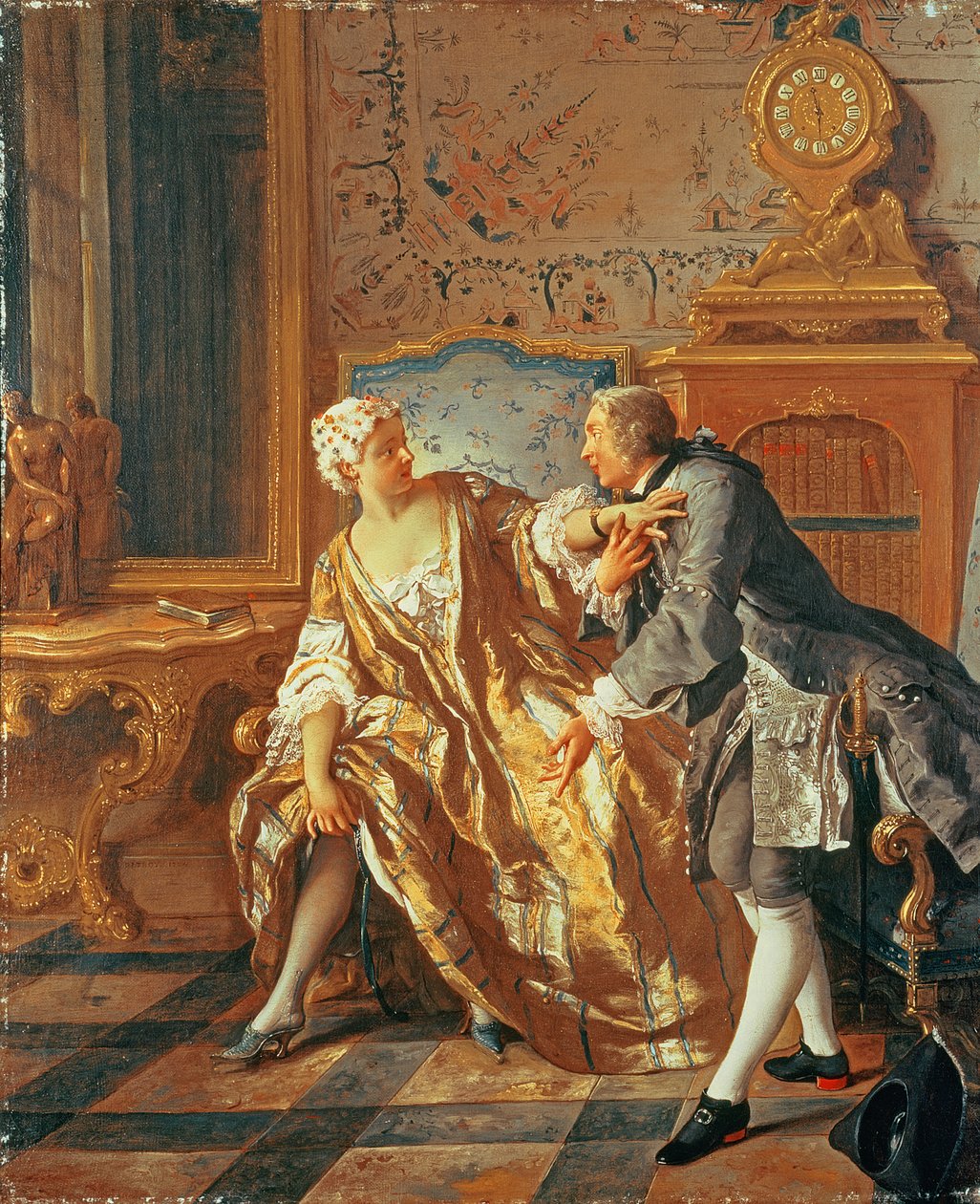 Jartiyer (tuval üzerine yağlı boya) by Jean François de Troy