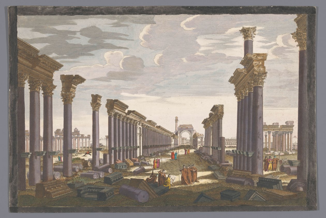 Batı tarafından görülen Palmyra