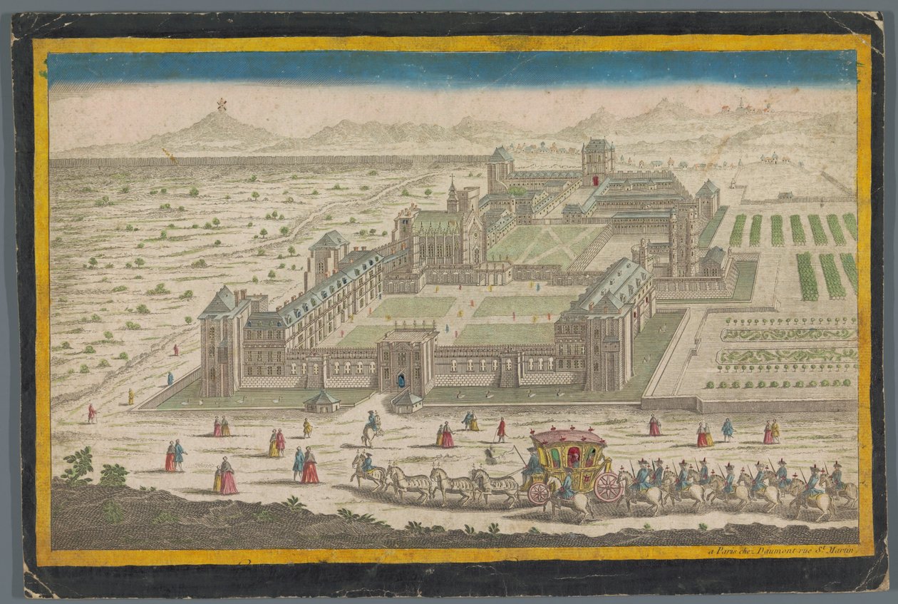 Château de Vincennes'in görünümü by Jean François Daumont