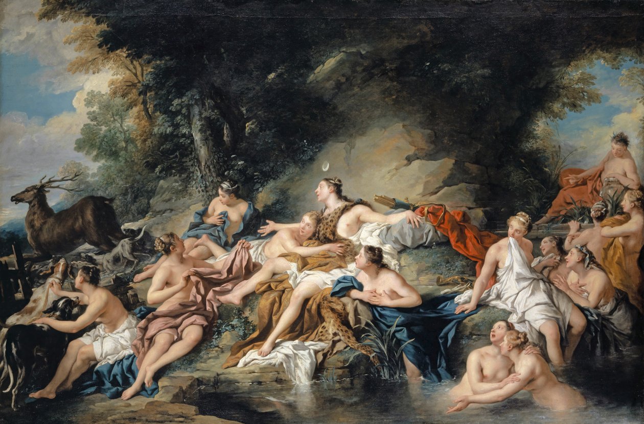 Diana ve Aktaeon, 1734 by Jean François de Troy