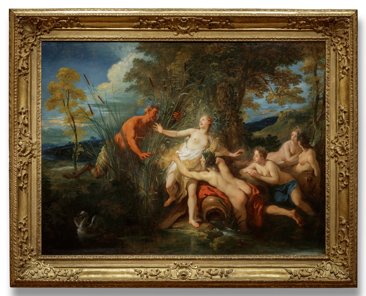 Pan ve Syrinx, 1720. by Jean François de Troy