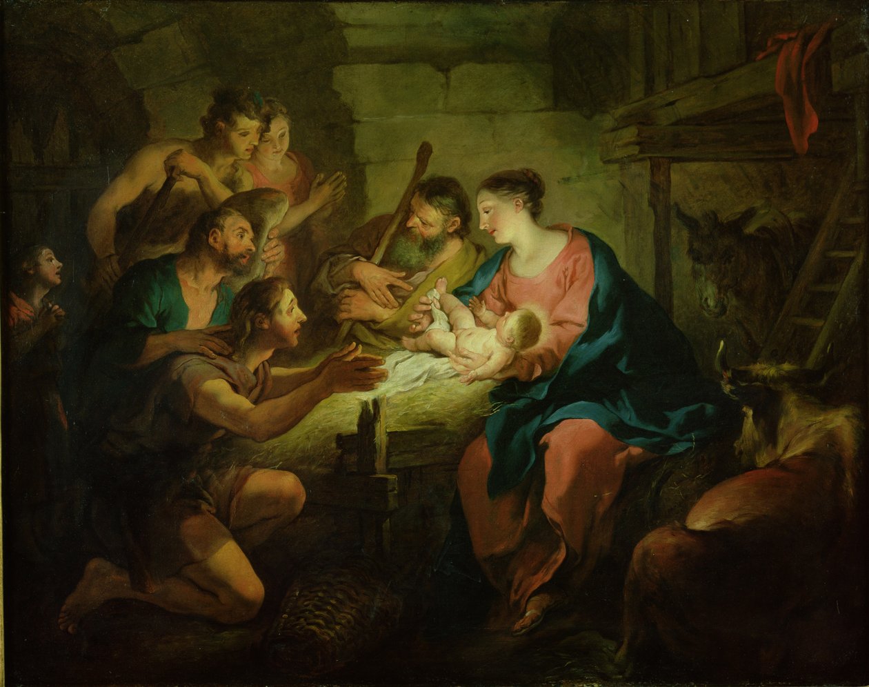 Çobanların Hayranlığı, 1725 by Jean François de Troy