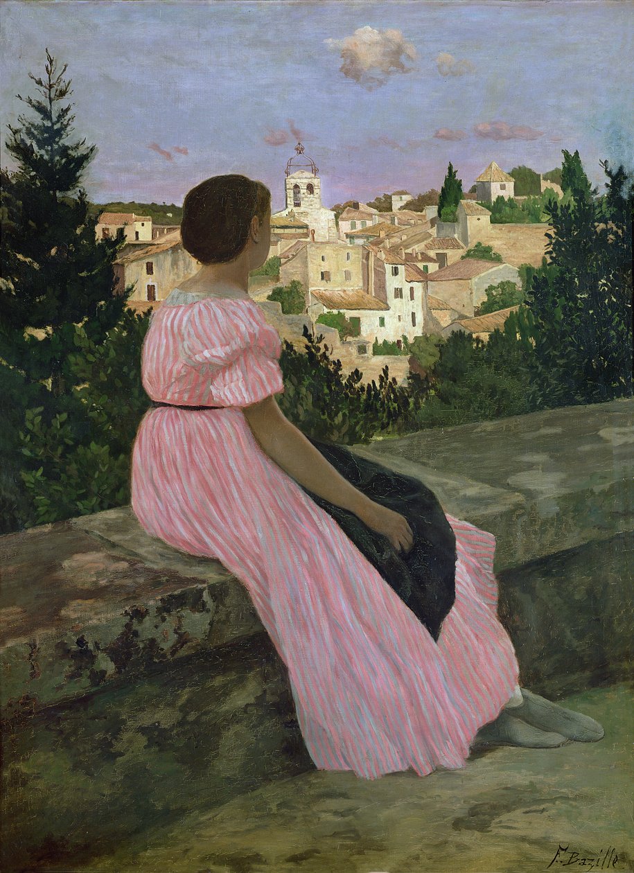 Pembe Elbise veya Castelnau-le-Lez