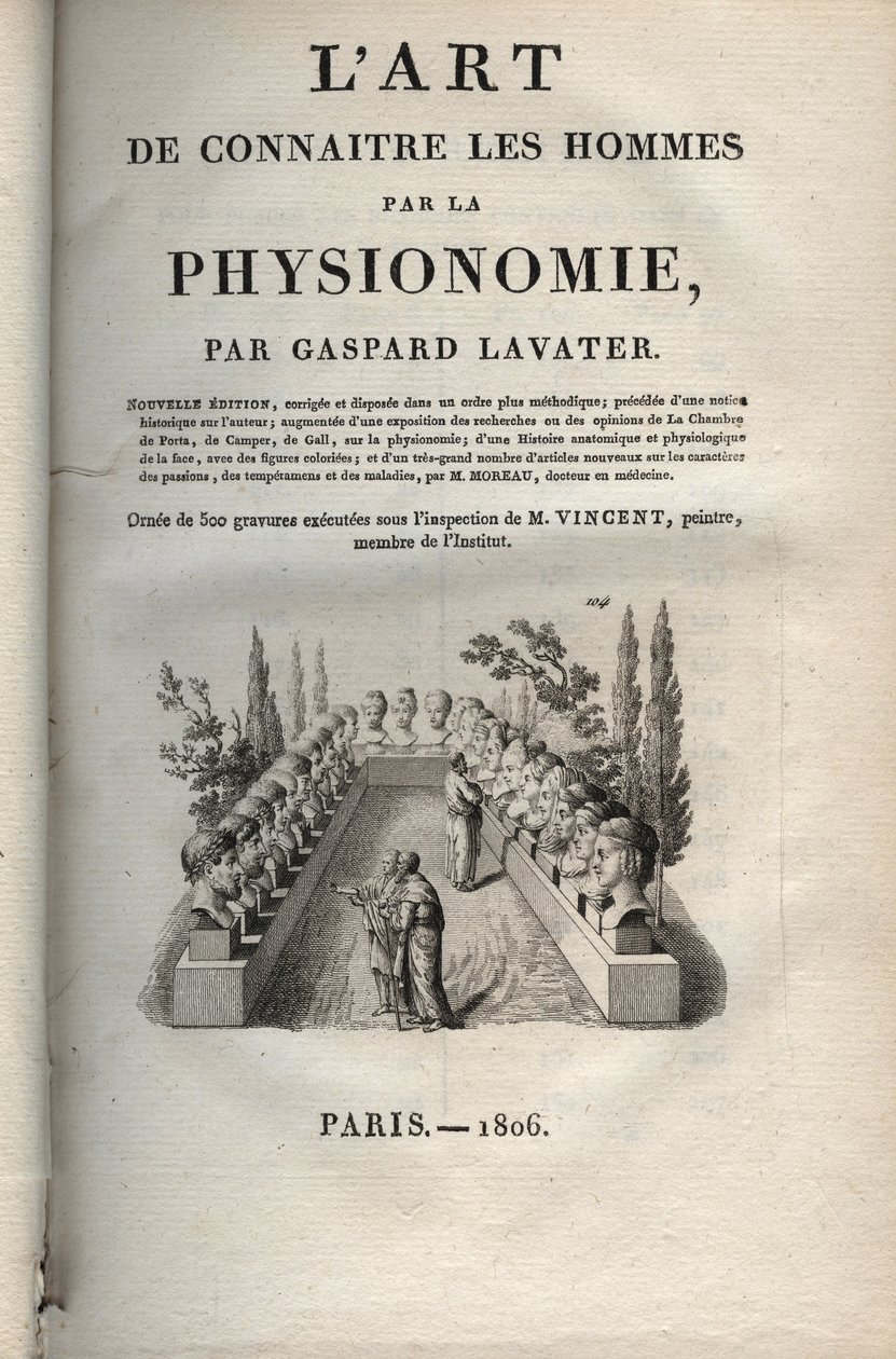 Fizyonomi - Fizyonomi - Johann Gaspar Lavater (1741-1801) - 1806 by Jean Gaspard Lavater