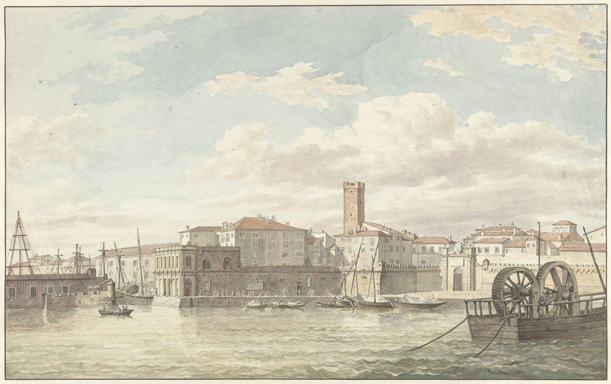 De cennet van Civitavecchia by Jean Grandjean