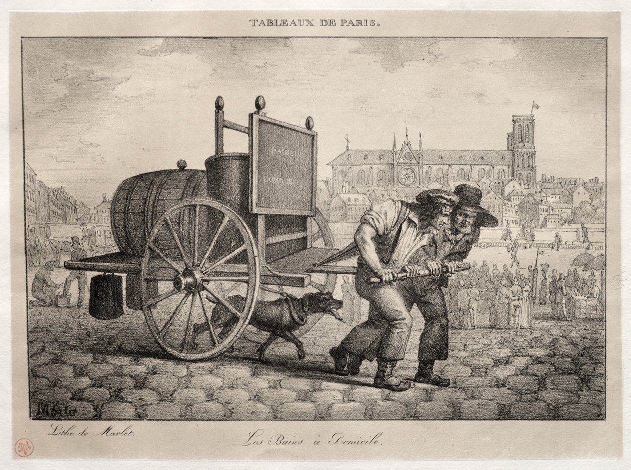 Paris Manzaraları: Evde Hamamlar by Jean Henri Marlet