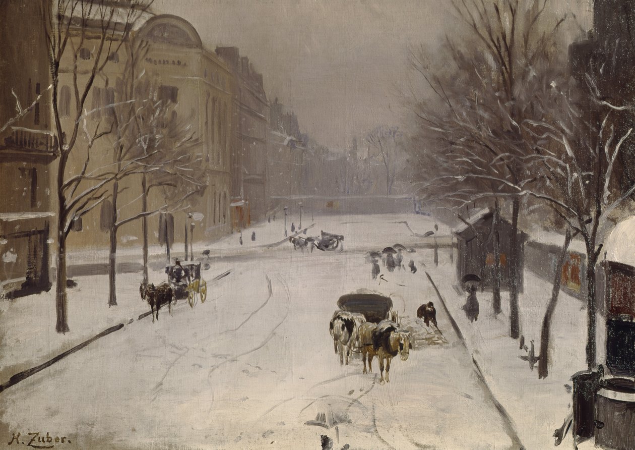 Rennes Raspail Kavşağı, 1889 dolayları by Jean Henri Zuber