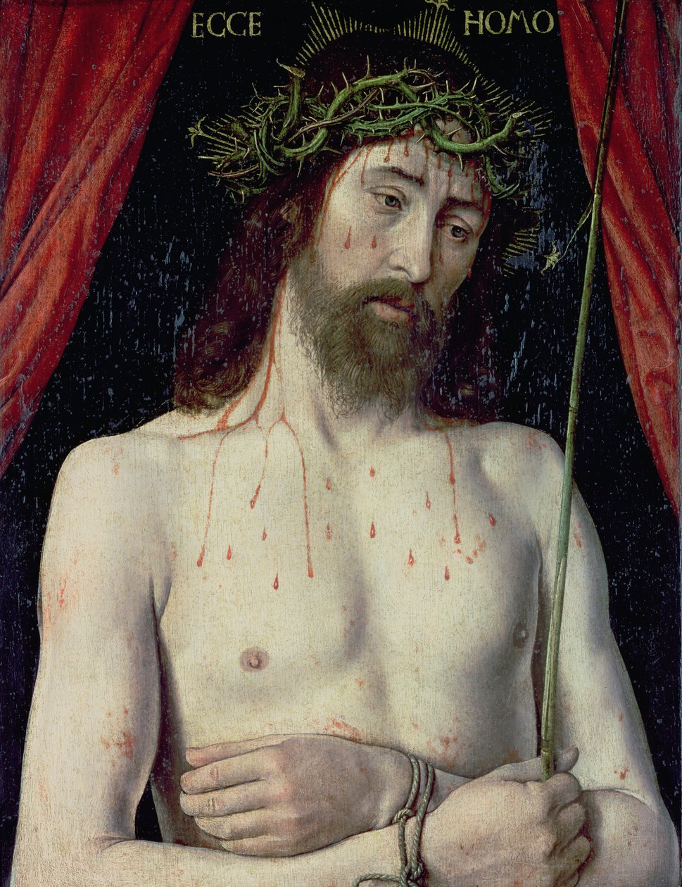 Ecce Homo, c.1494 (tahta üzerine yağlı boya) by Jean Hey