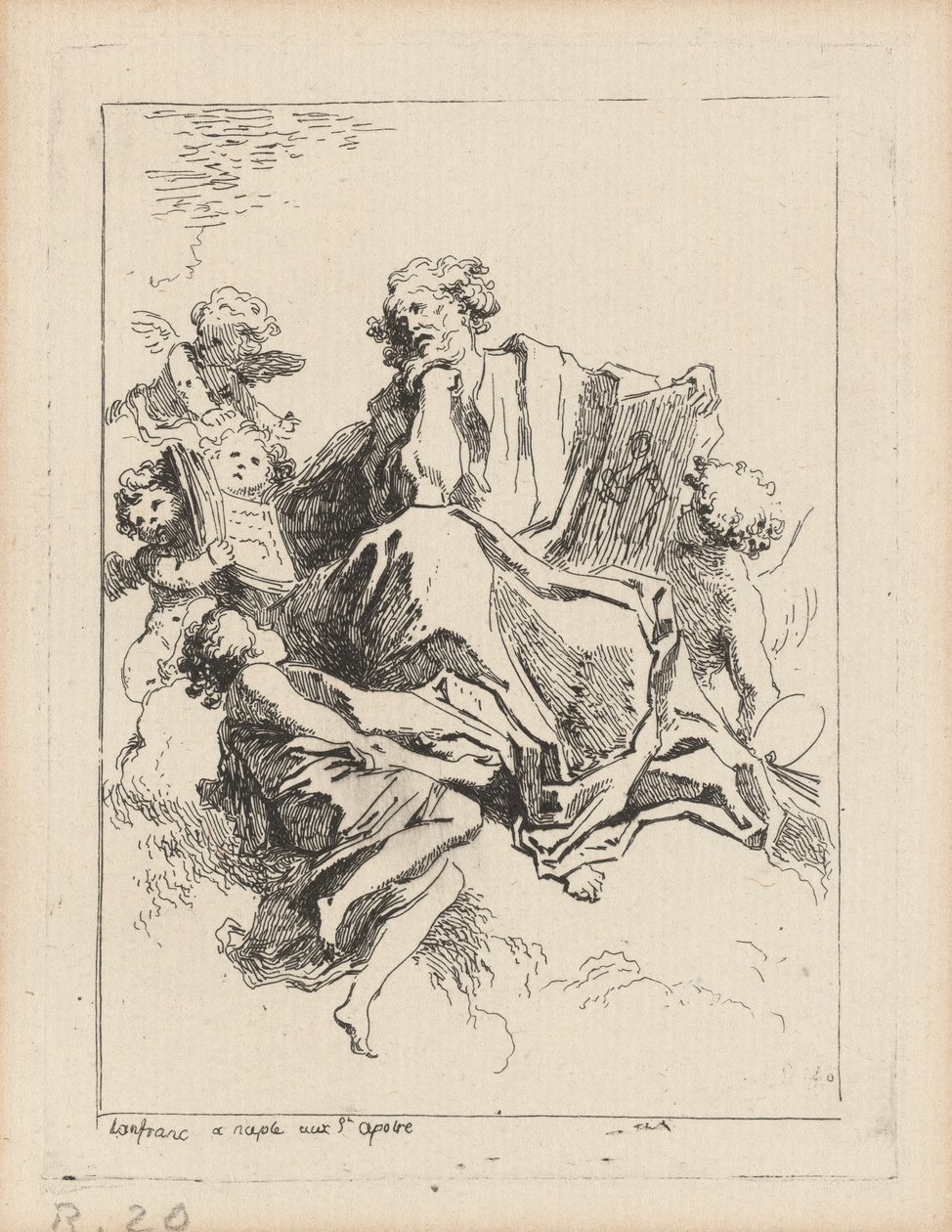 Aziz Luka by Jean Honoré Fragonard after Giovanni Lanfranco