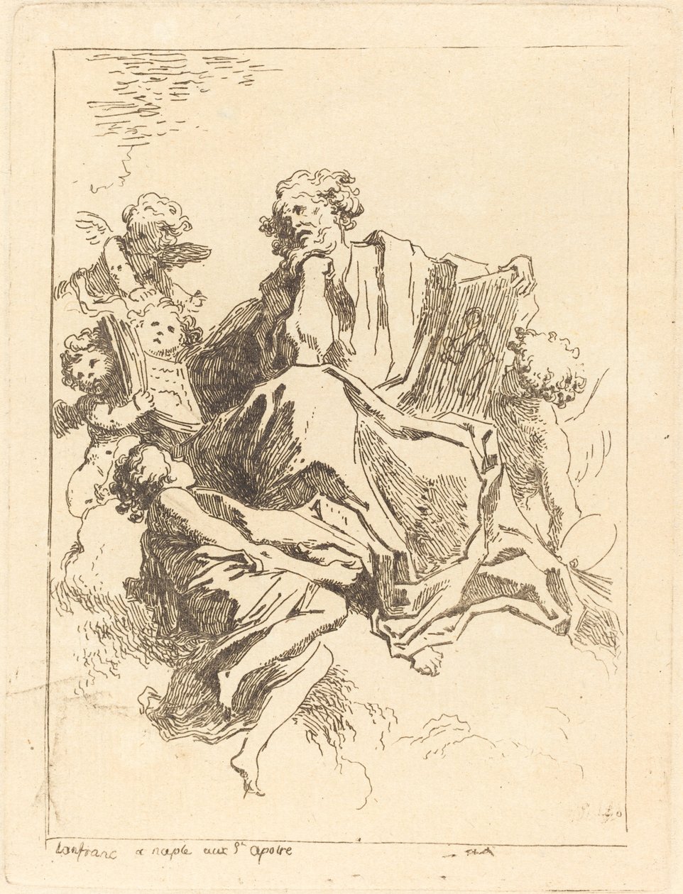 Aziz Luka by Jean Honoré Fragonard after Giovanni Lanfranco