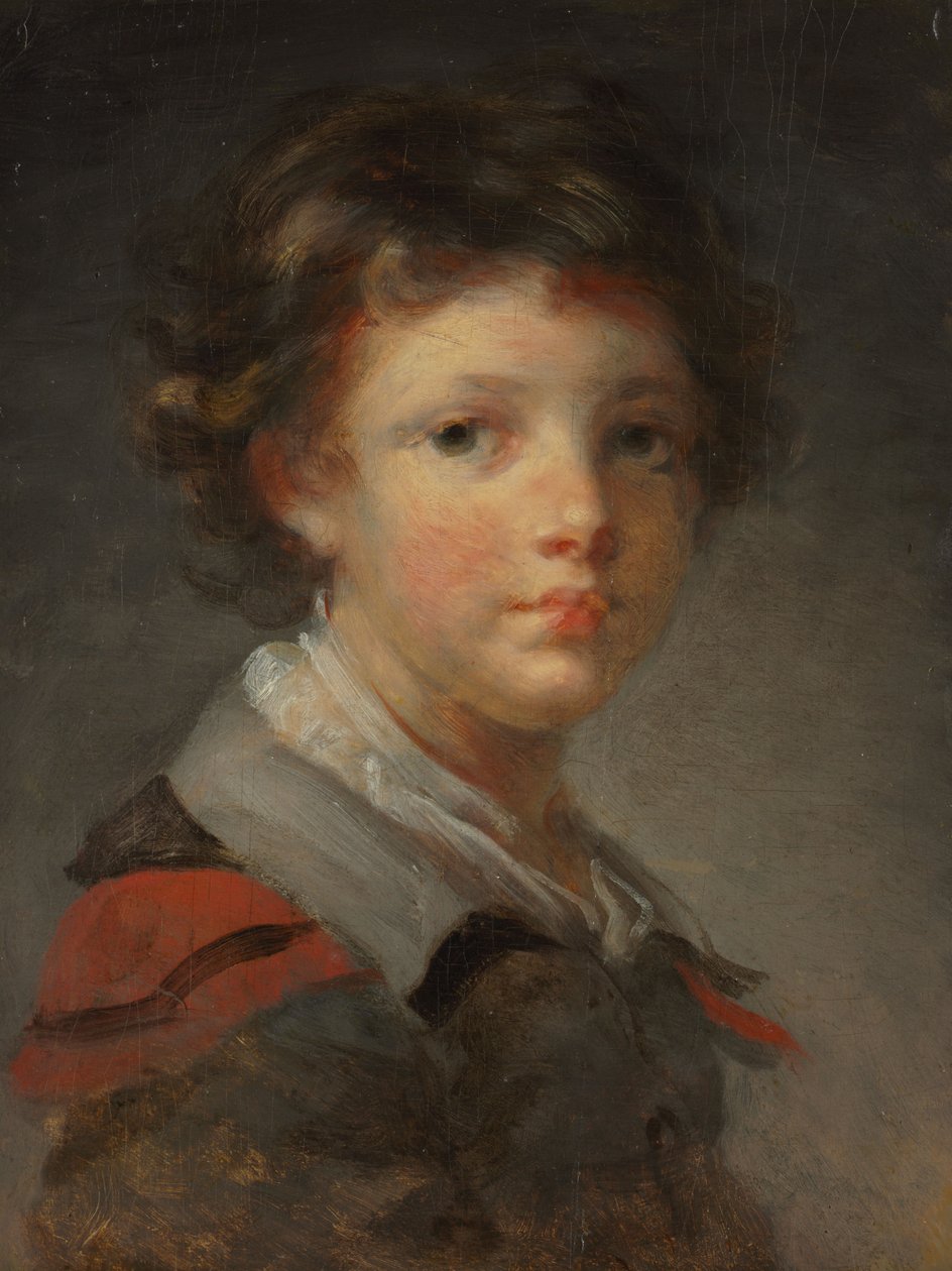 Kırmızı Çizgili Pelerinli Bir Çocuk, 1780
