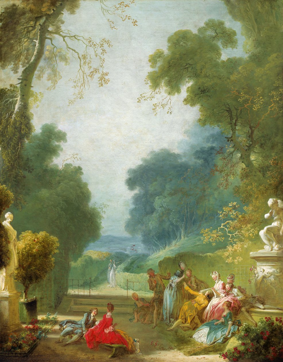 A Game of Hot Cockles, c.1775-80  by Jean Honore Fragonard