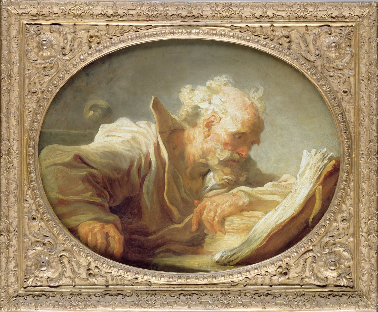 Bir Filozof, c.1764 (ayrıca bkz. 146465) by Jean Honore Fragonard