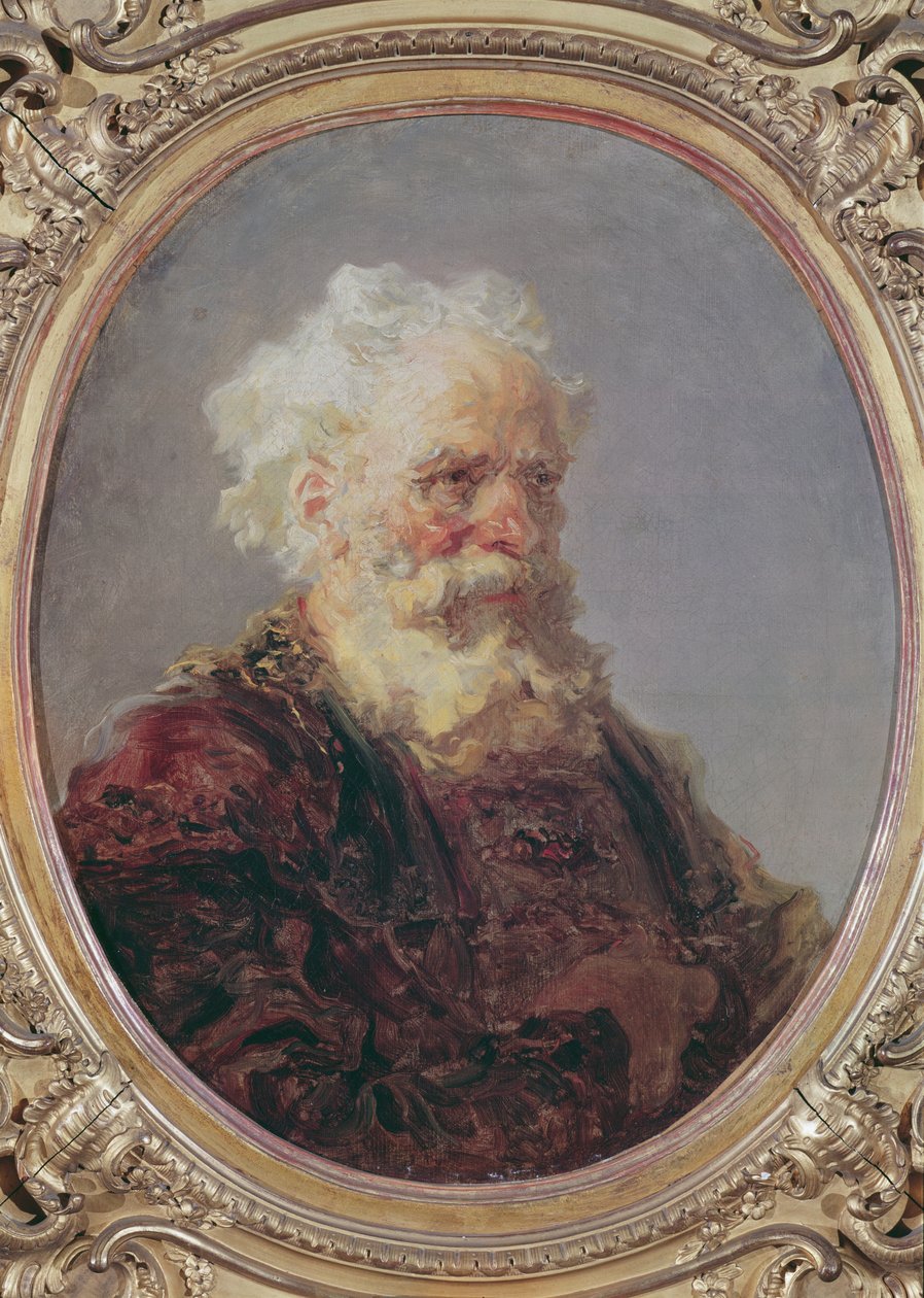Yaşlı, Beyaz Saçlı Bir Adam, c.1767 by Jean Honore Fragonard