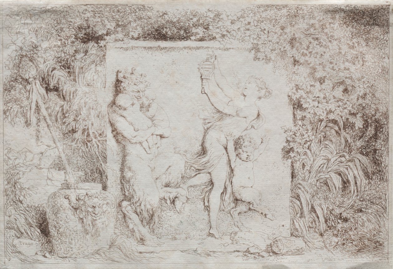 Bakkal, 1763. by Jean Honore Fragonard