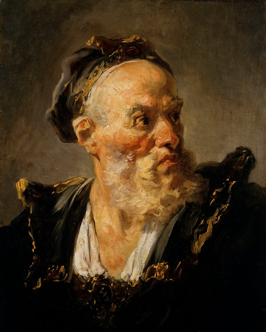 Yaşlı Adam Resmi Jean Honore Fragonard (1732-1806) tarafından 18. yüzyıl Paris, Musee Jacquemart Andre by Jean Honore Fragonard