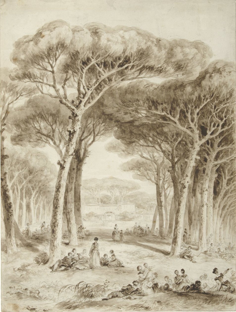 Şemsiye Çamları ile İtalyan Manzarası Şemsiye Çamları ile Manzara by Jean Honore Fragonard
