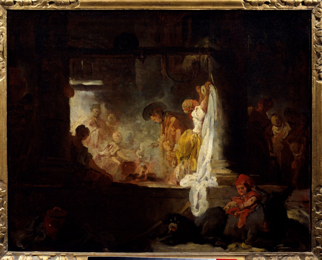 Les blechisseuses Boyama Jean Honore Fragonard tarafından by Jean Honore Fragonard