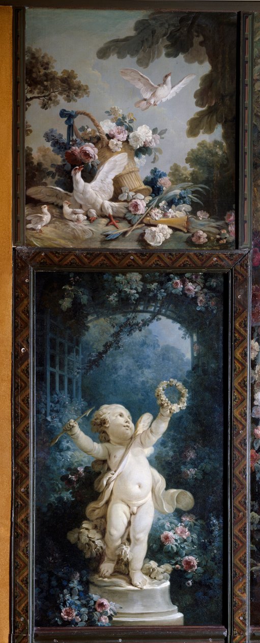Jean Baptiste Huet (1745-1811) ve Jean Honore Fragonard (1732-1806) tarafından gerçekleştirilen L