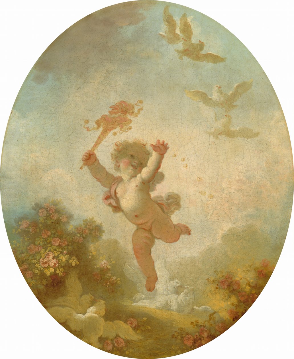 Delilik olarak Aşk, c. 17731776. by Jean Honore Fragonard