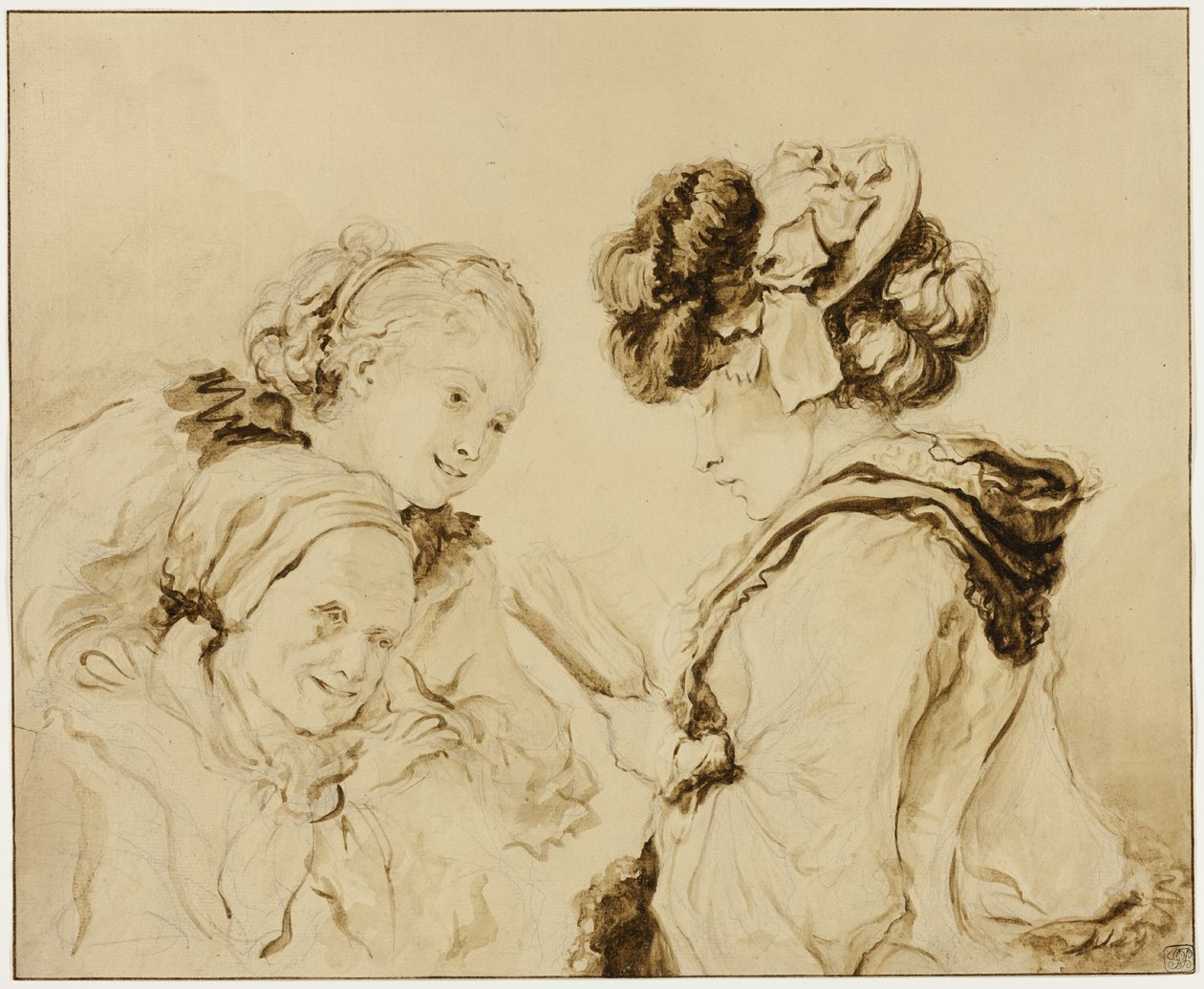 Margaruerite Gerard Annesine ve Rosalie Fragonard