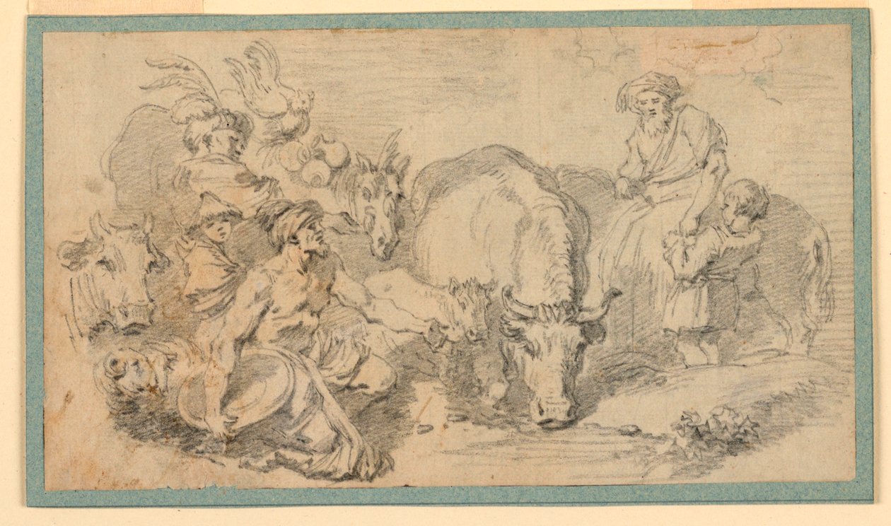 oryantal sahne by Jean Honore Fragonard