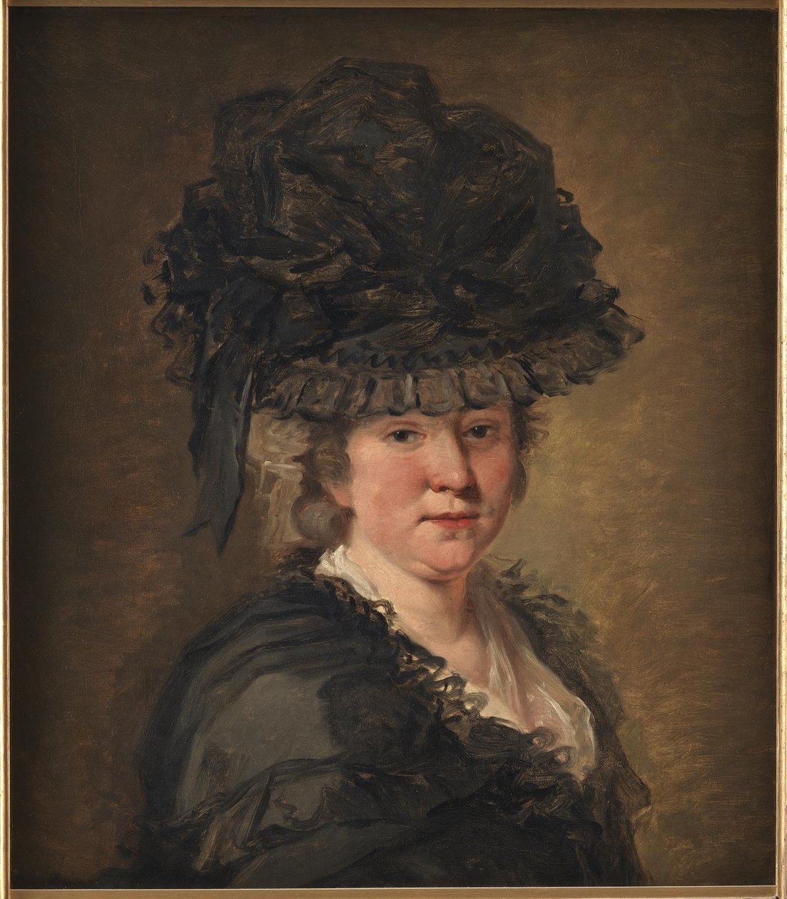 Bir Bayan Portresi by Jean Honore Fragonard