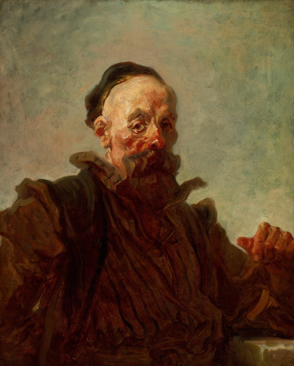 Kostümlü Bir Adamın Portresi, 176870. by Jean Honore Fragonard