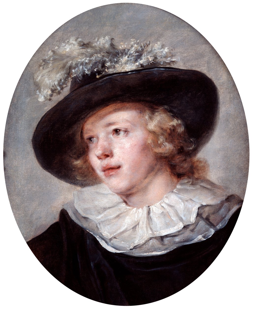 Genç Bir Adamın Portresi, 18. 19. Yüzyıl by Jean Honore Fragonard